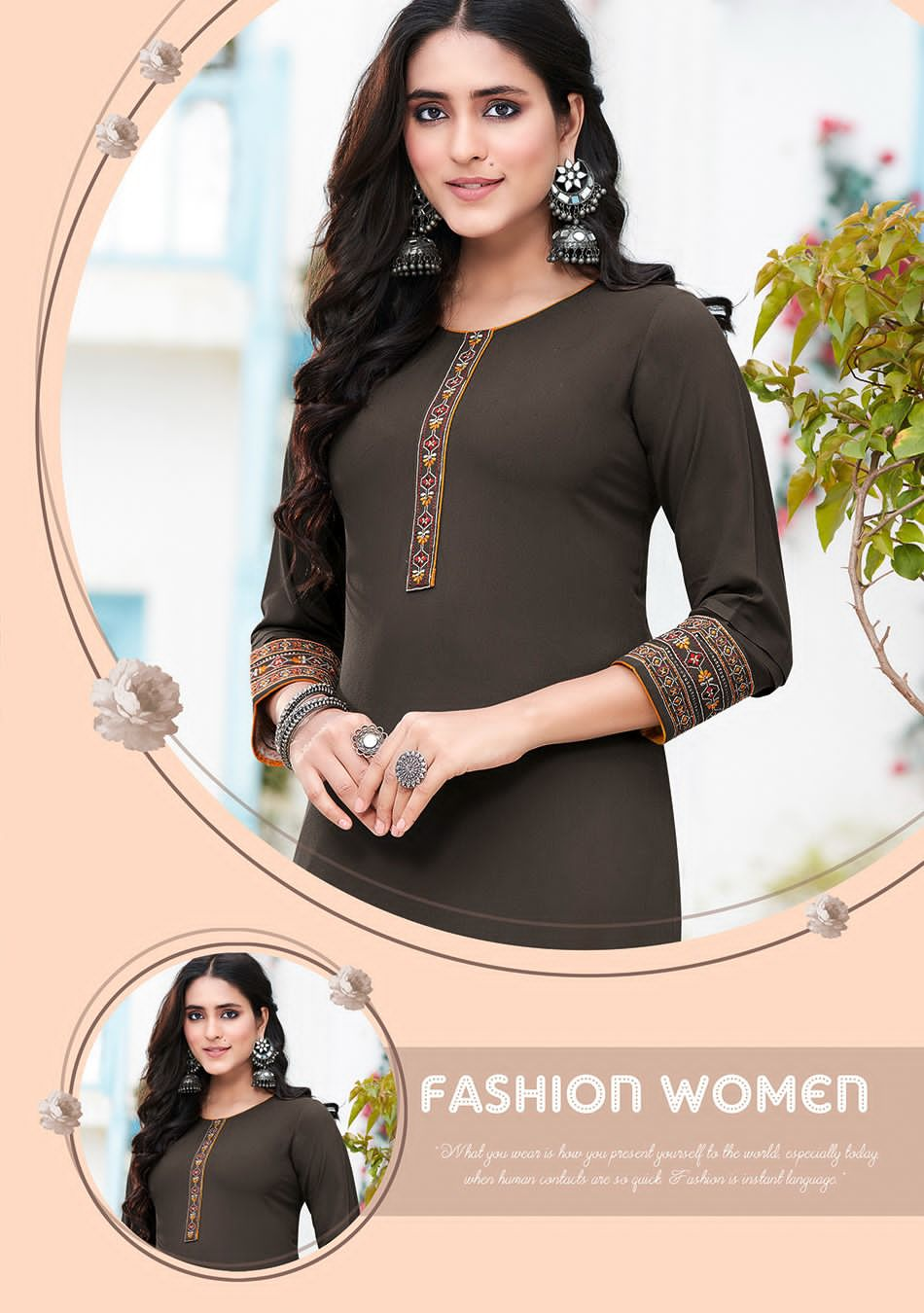 Serena vol 9 By Ladies Flavour 9001-9006 Designer Kurtis Catalog